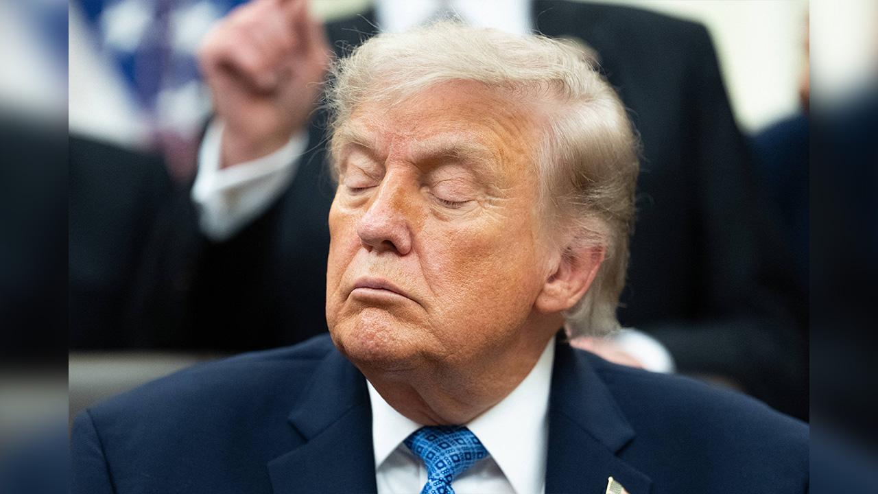 photo of The POTUS denied falling asleep in public, claiming cameras catch him blinking or just resting his eyes because he's bored.