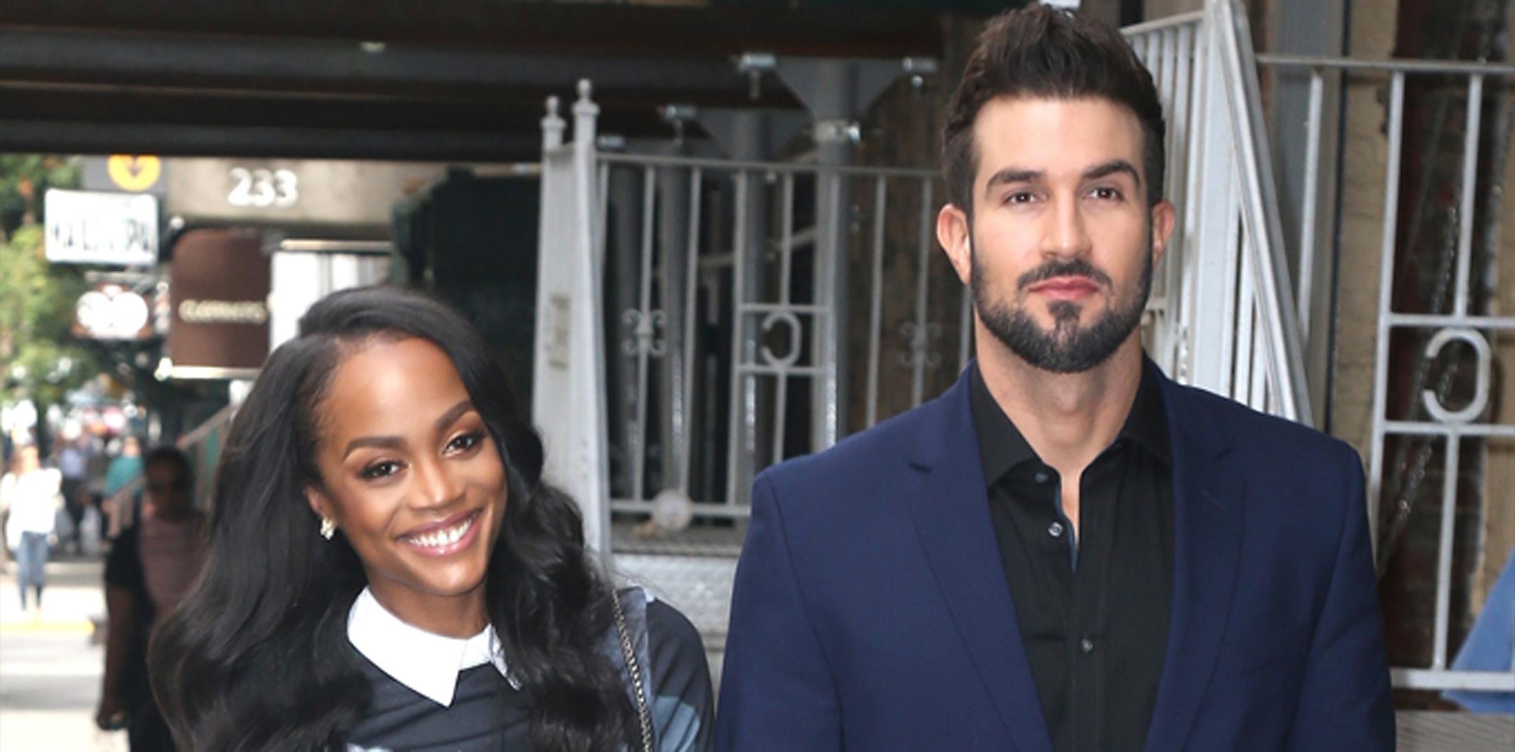 Rachel Lindsay and Bryan Abasolo visit the &#8216;The Wendy Williams Show&#8217; in NYC