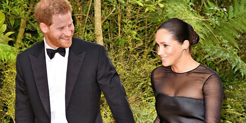 harry and meghan lion king premiere