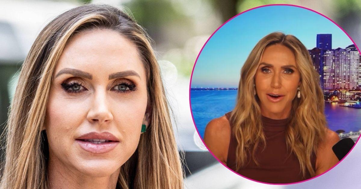 split photo of Lara Trump