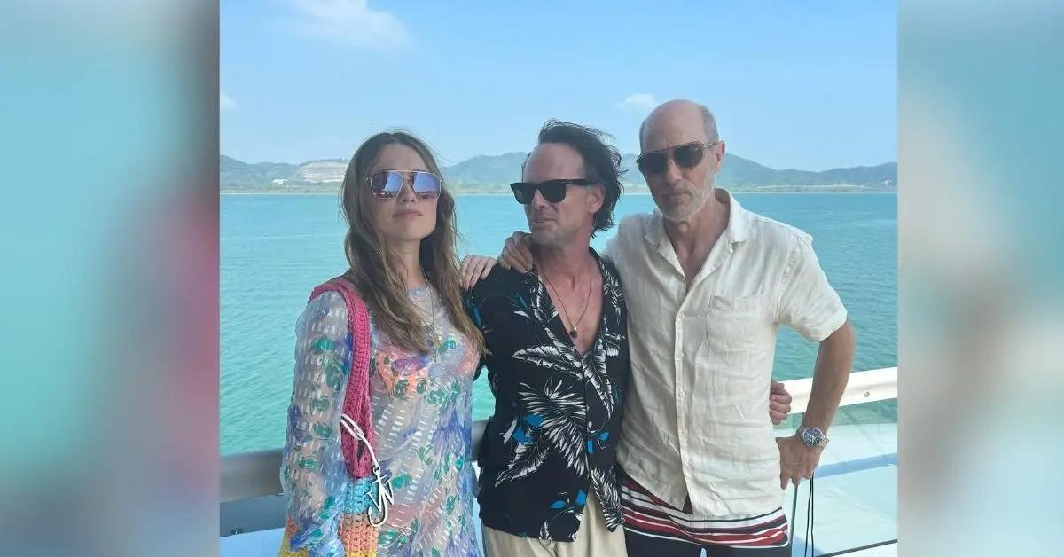 walton goggins aimee lou woods rift awkward white lotus cast