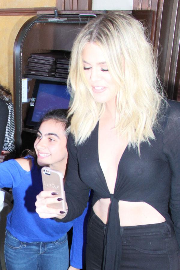 Nip Slip! Braless Khloe Kardashian Exposes Extremely Thin Figure