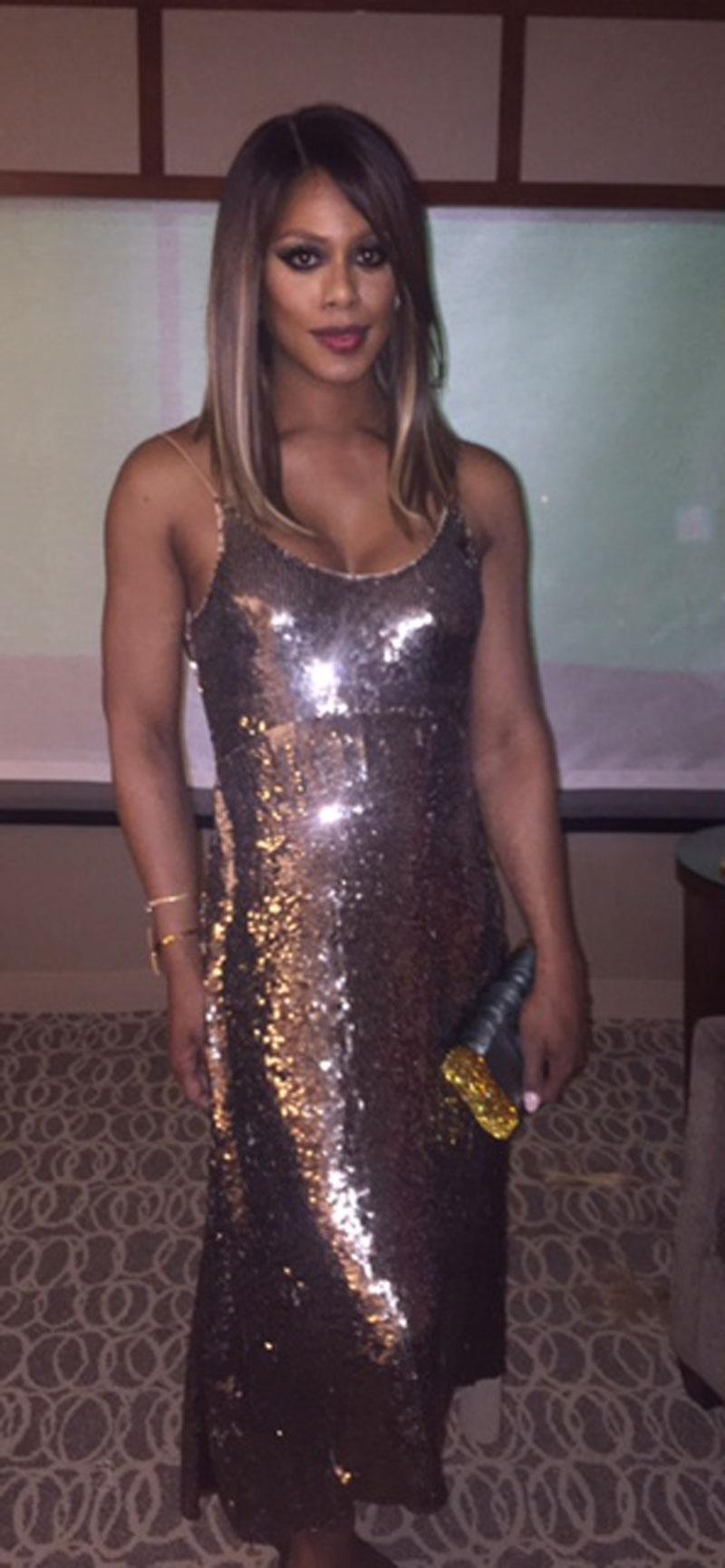 Laverne Cox in Simon G Jewlery