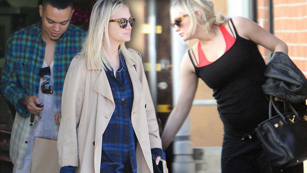 Ashlee simpson baby bump 10