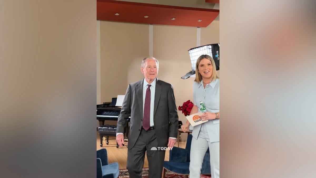 Image of George W. Bush teased hosting alongside Hoda Kotb.