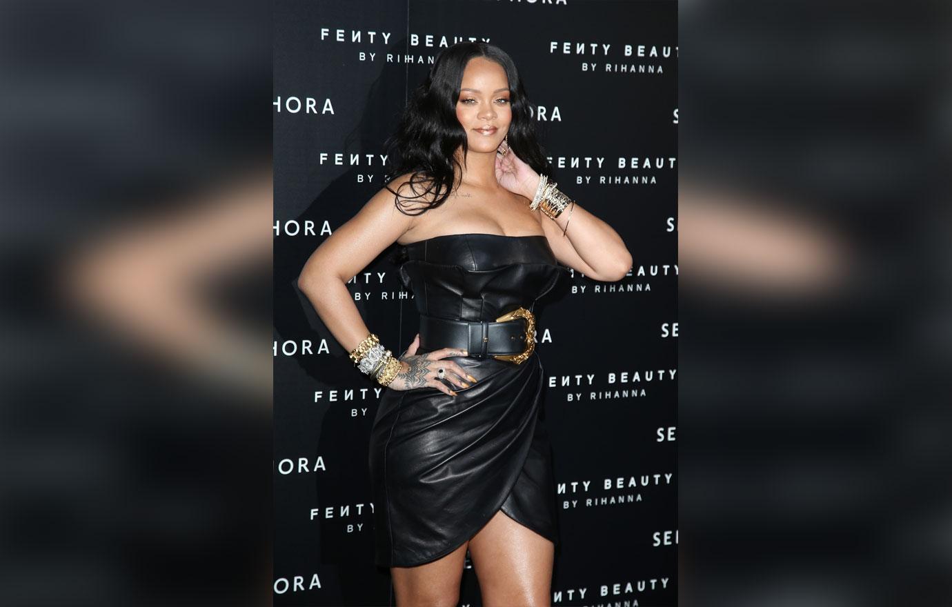 Rihanna at her Fenty Beauty party