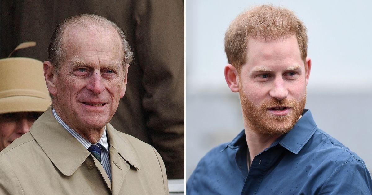 prince philip funeral prince harrydeath very gentle peaceful someone took him by hand