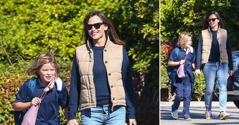 jennifer garner all smiles in santa monica with son samuel pics
