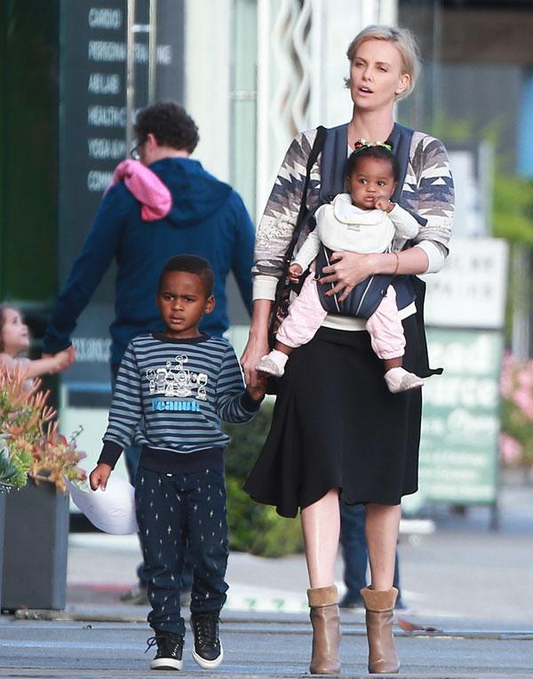 Charlize Theron monster mom scandal