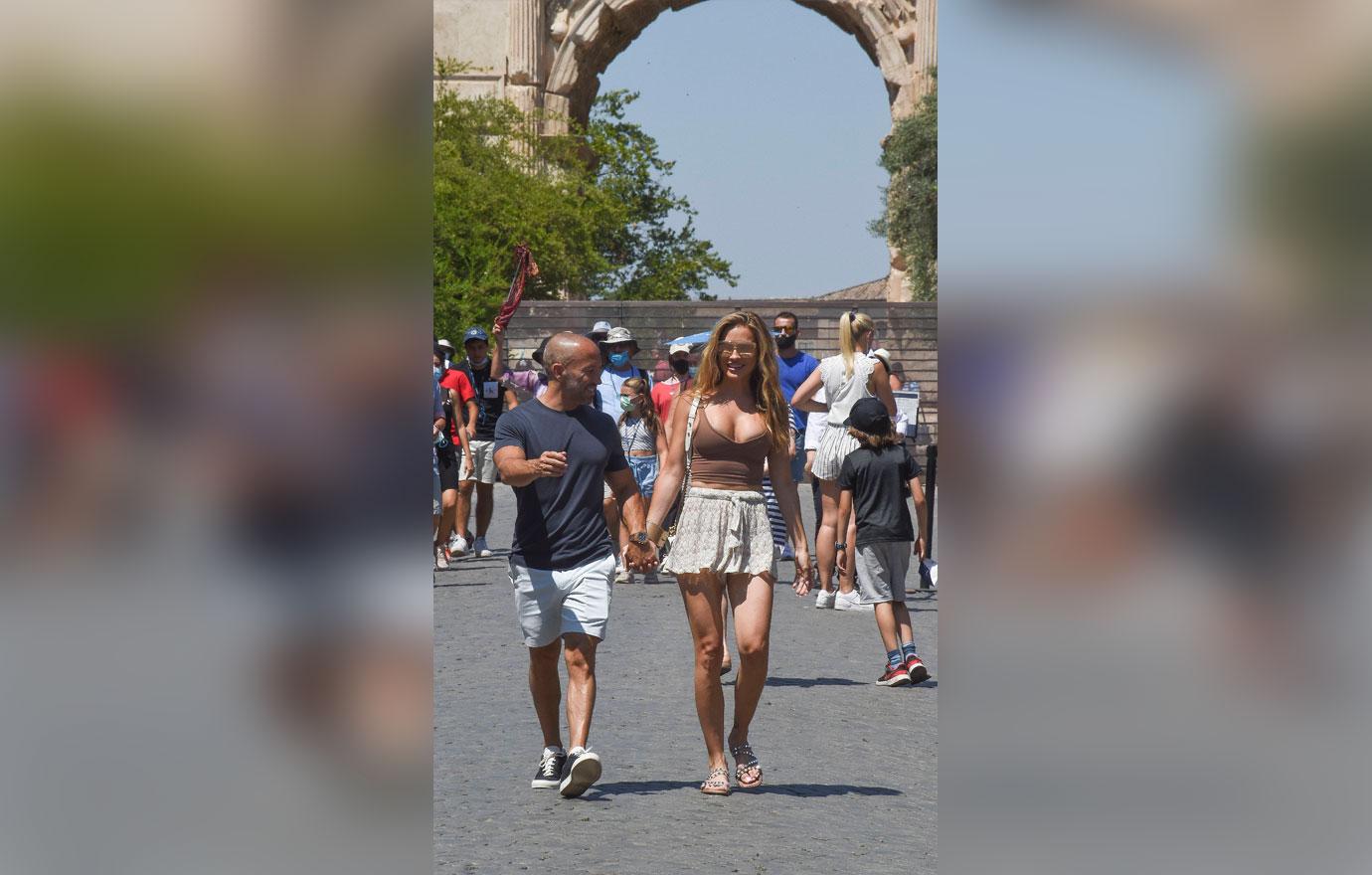 chrishell stause jason oppenheim walk around rome