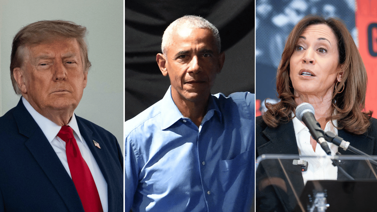  Donald Trump; Barack Obama;Kamala Harris