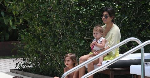 Scott Disick Kourtney Kardashian Mason Penelope