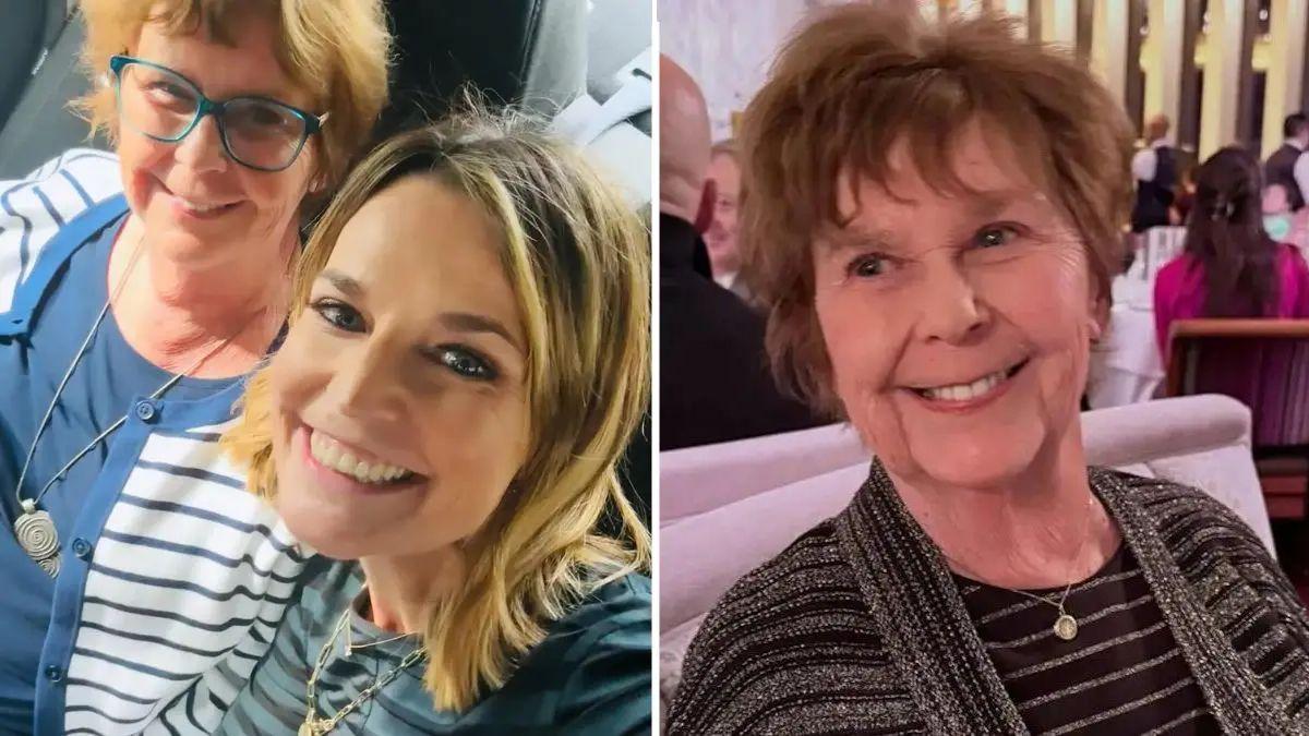 Split photo of Savannah and Nancy Guthrie