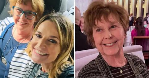 Split photo of Savannah and Nancy Guthrie