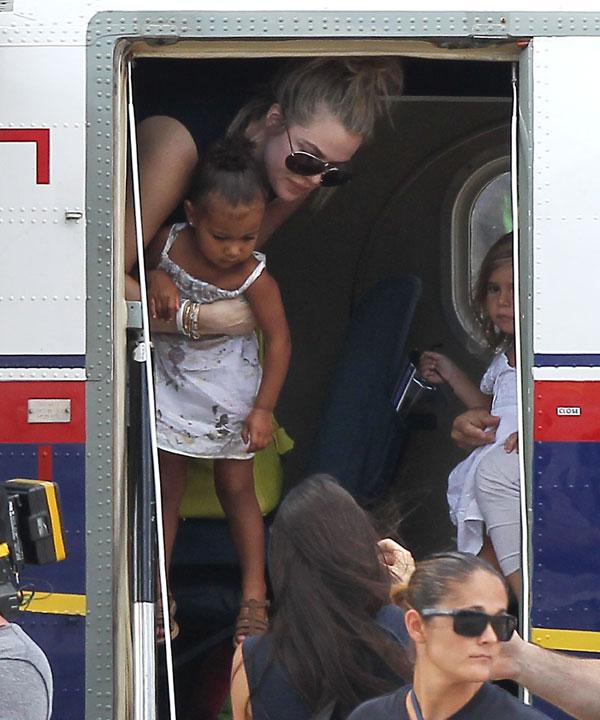 North west st barts airplane kim kardashian pregnant