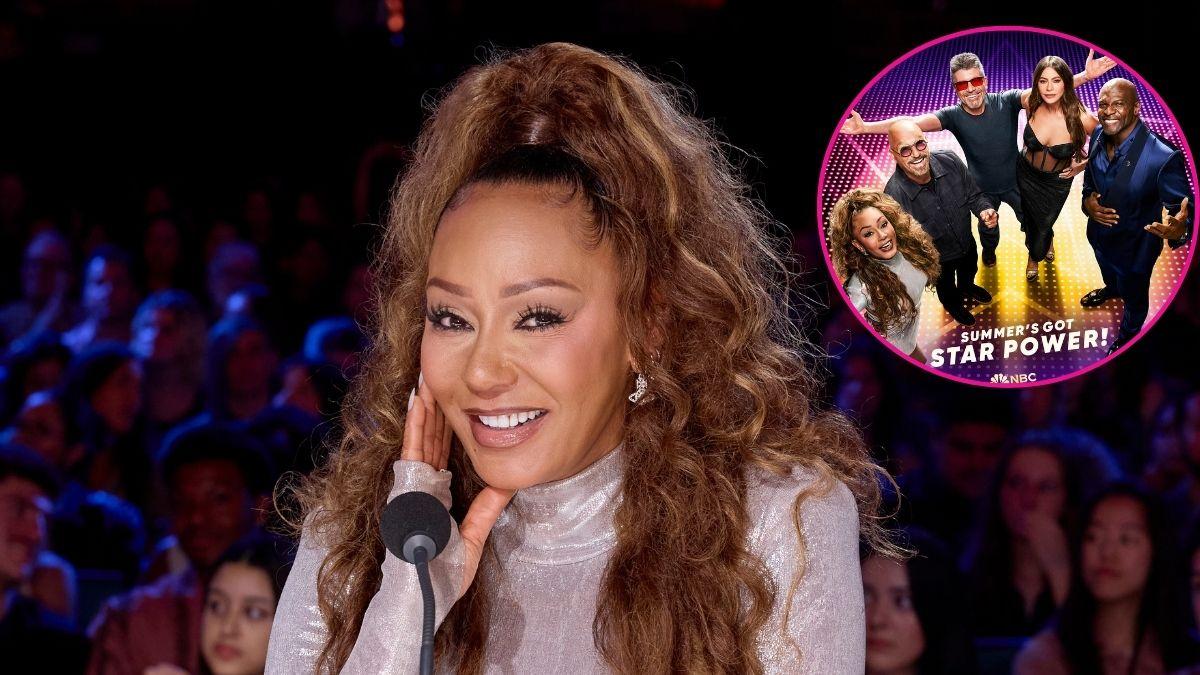 pic of Mel B, America's Got Talent.
