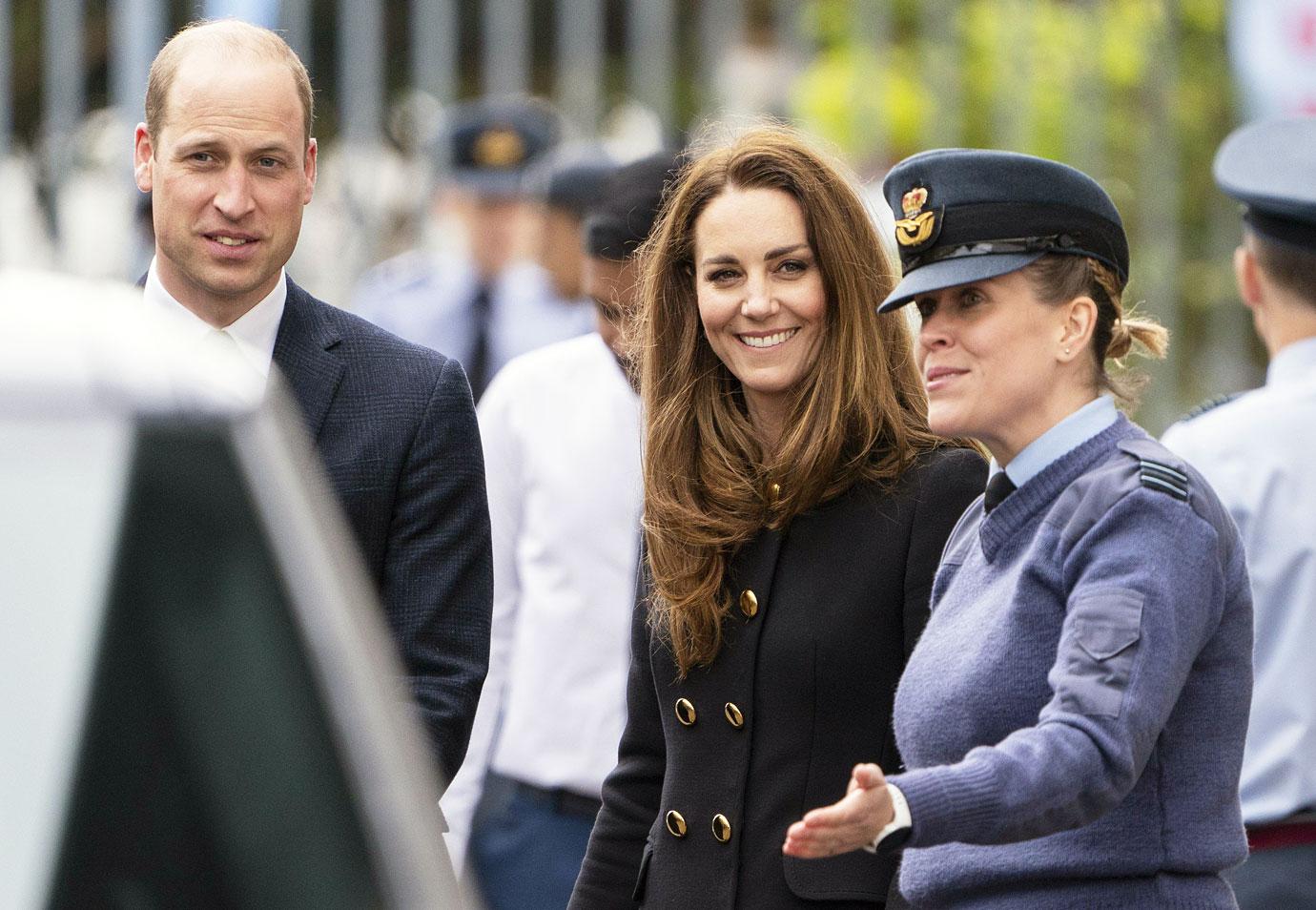 prince william and duchess kate visit east ham squadron raf air cadets