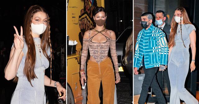 bella hadid gigi hadid zayn malik get some grilled cheese from a food truck for her birthday ok