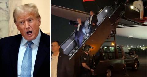 Composite photo of Donald Trump.