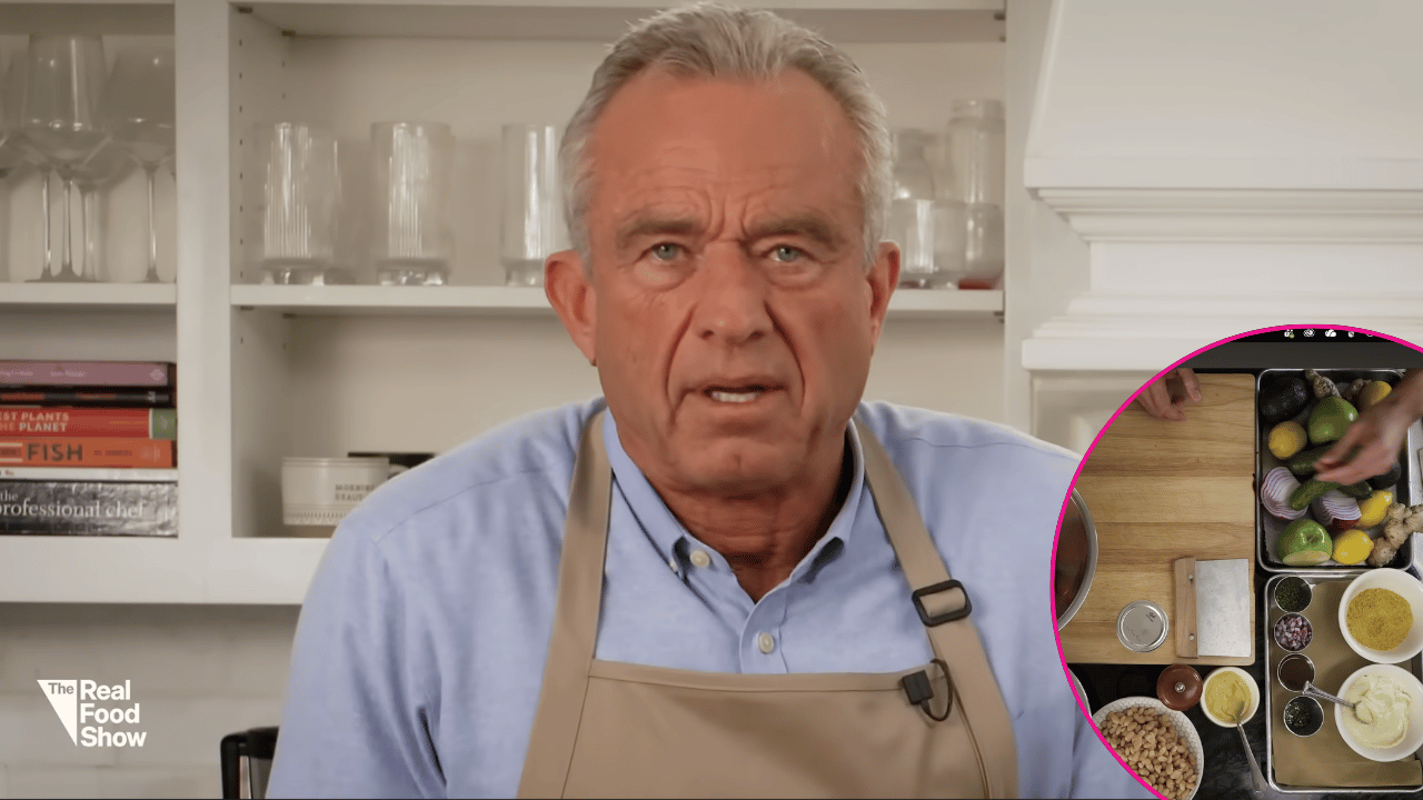 photo of RFK Jr.'s new altered food pyramid has been criticized by health groups.