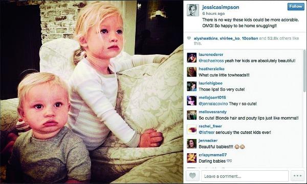 Jessica simpson instagram kids