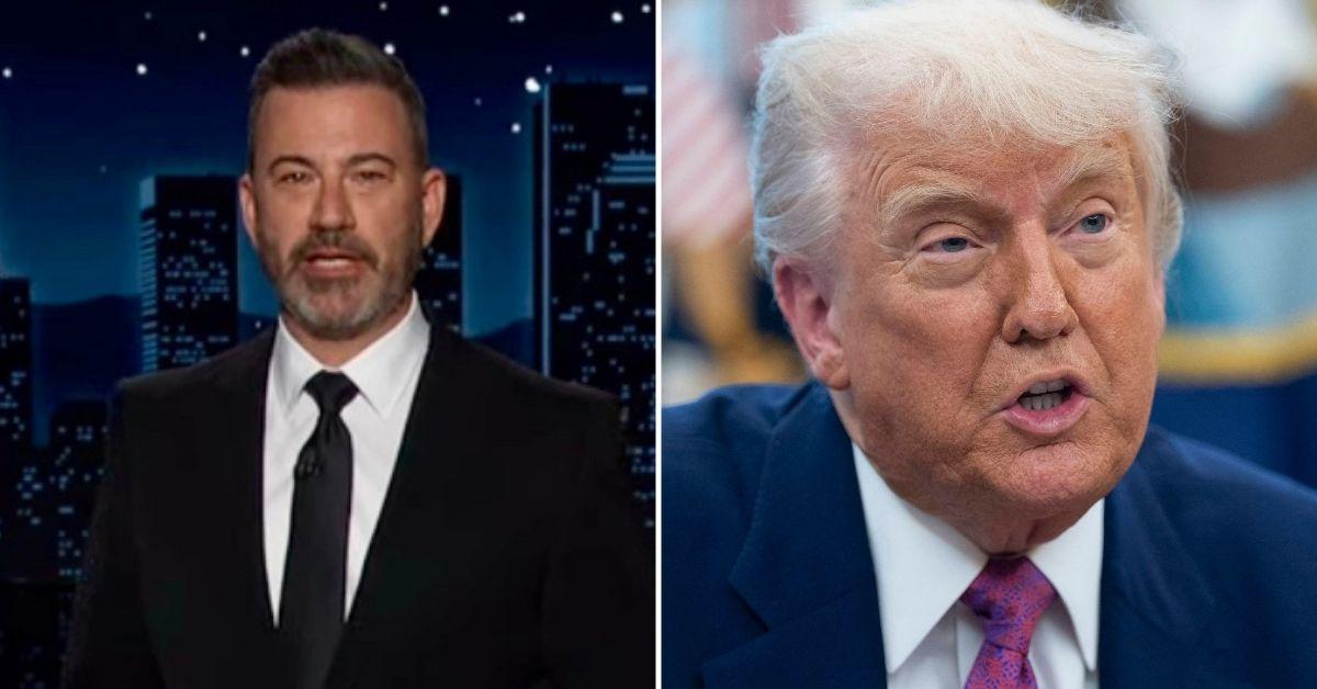 photo of Jimmy Kimmel and Donald Trump