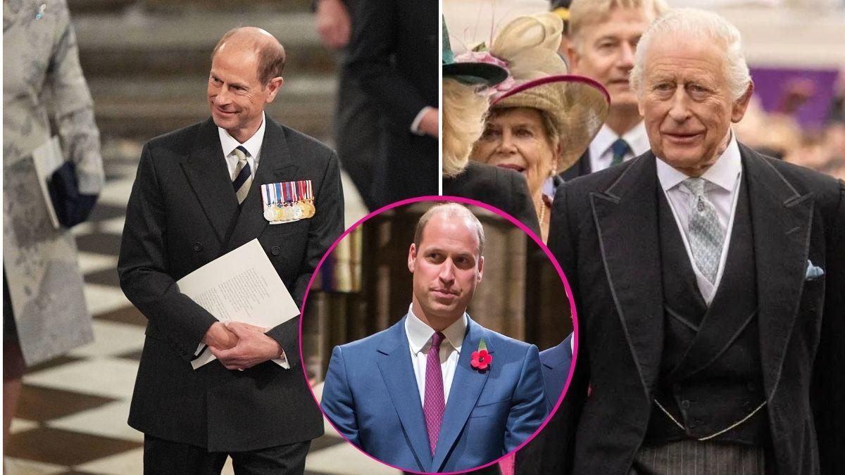 image split of Charles, William and edward