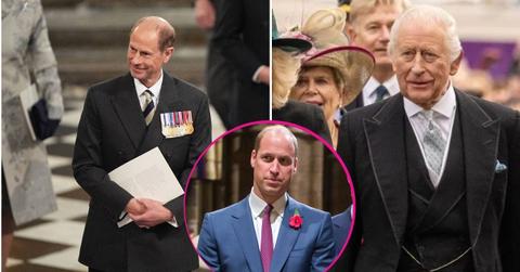 image split of Charles, William and edward