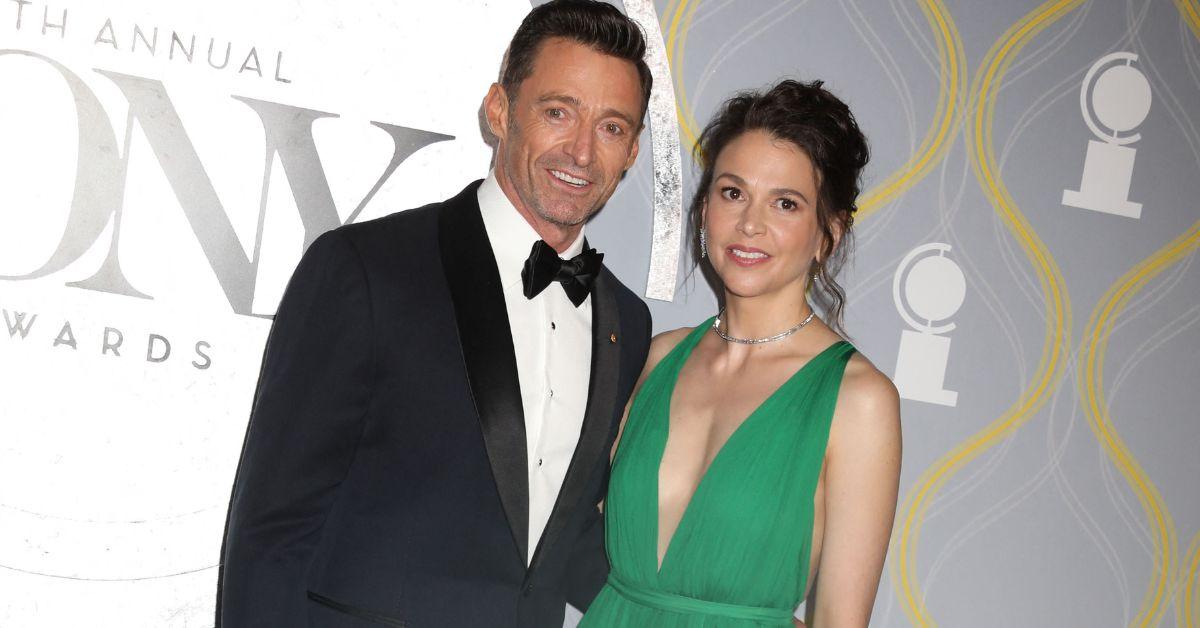 Image of Sutton Foster and Hugh Jackman were both previously married.