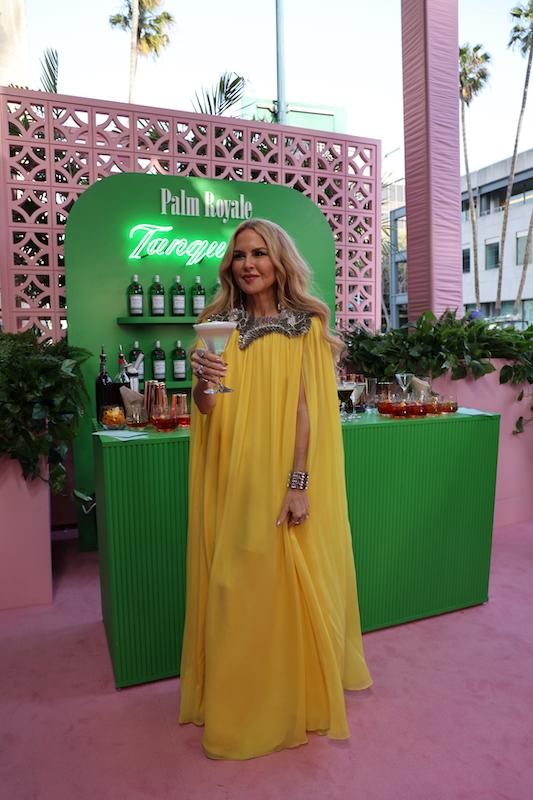 rachel zoe celebrates the new apple original series palm royale with tanqueray martinis at the official premiere event in los angeles california