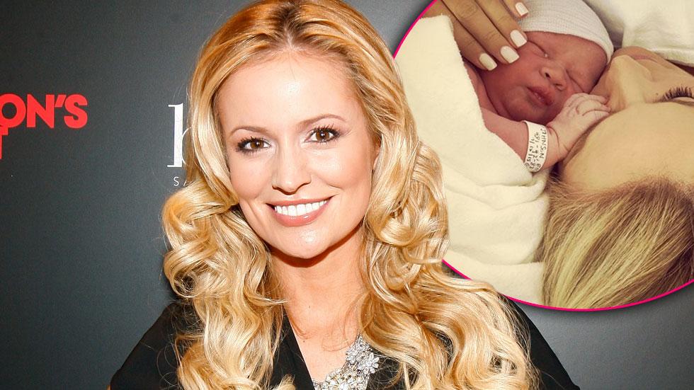 Emily maynard gives birth son