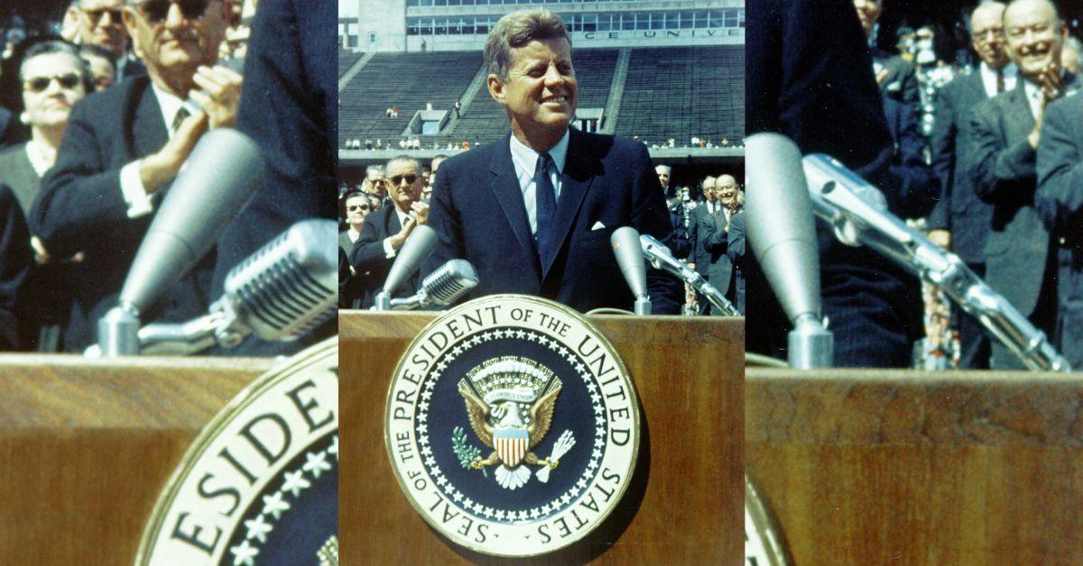 Image of John F. Kennedy was murdered in 1963.