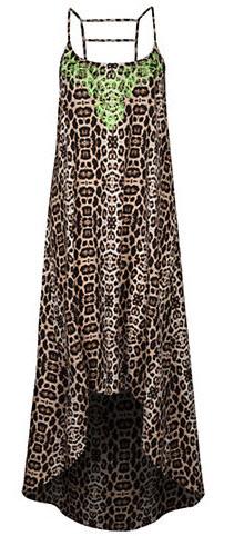 DEX Animal Printed HiLow Dress