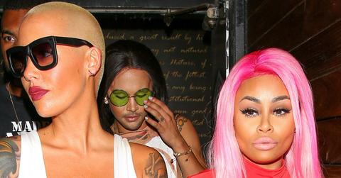 Blac Chyna and Amber Rose leave Travis Scott’s live show at 1OAK