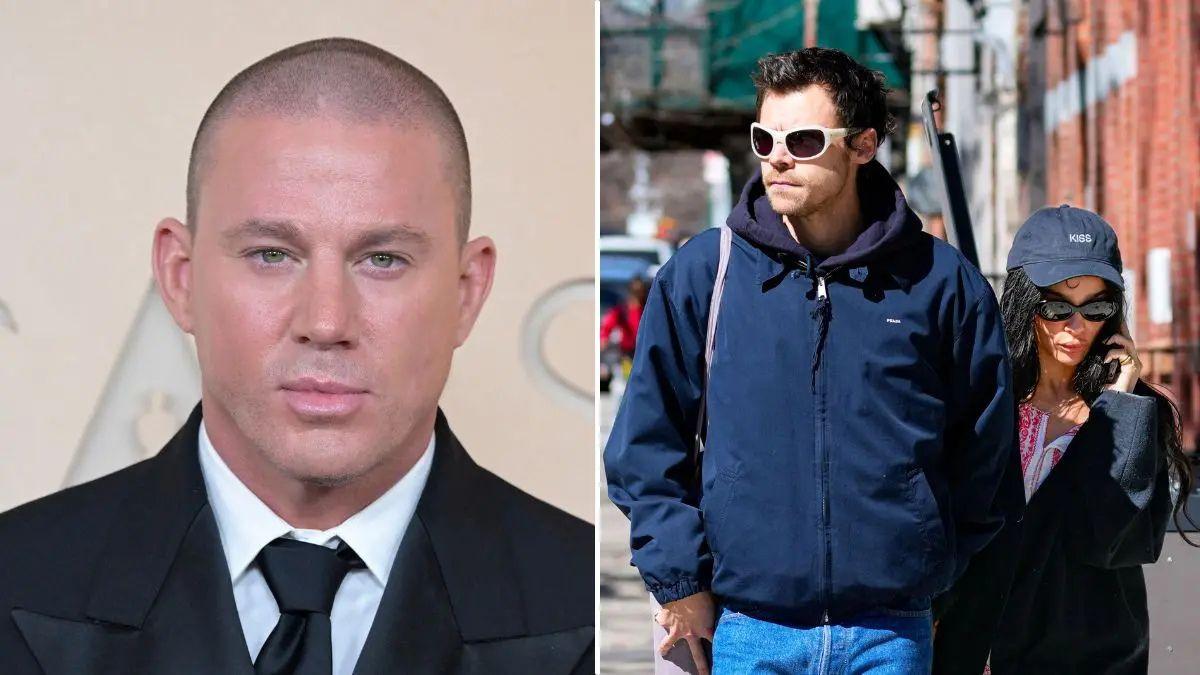 Photo of Channing Tatum's social media activity has fans buzzing after ex Zoë Kravitz got engaged to Harry Styles.