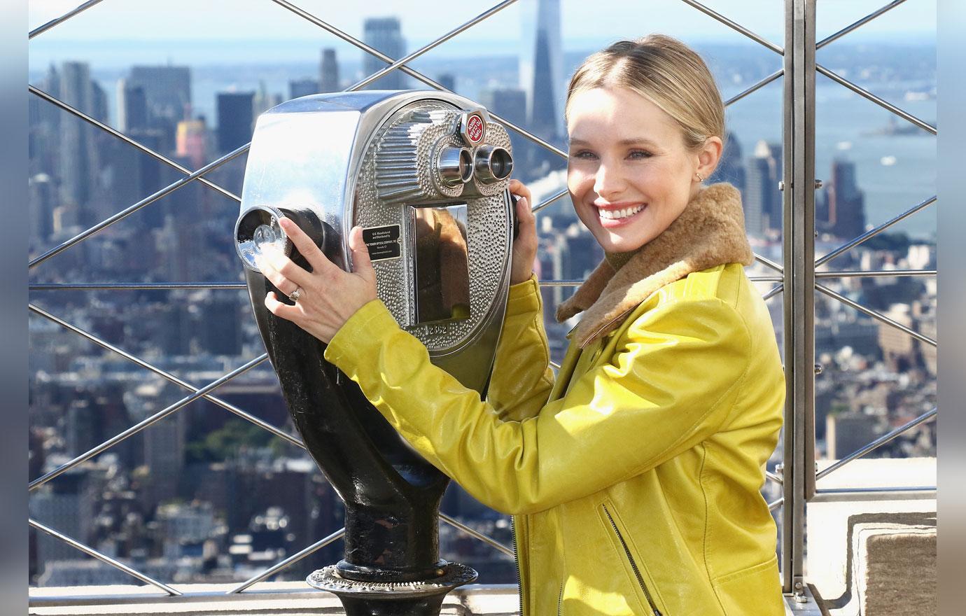 Kristen Bell Visits The Empire State Building In Support Of The Women&#8217;s Peace &amp; Humanitarian Fund