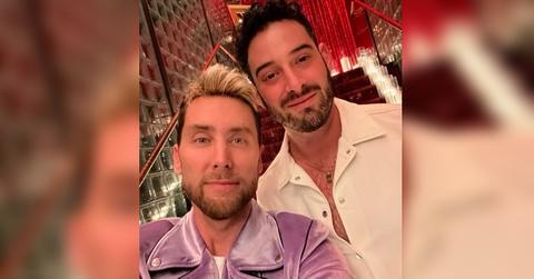 photo of Lance Bass and Michael Turchin.