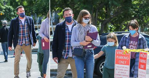 ben affleck back on dad duty after red carpet debut with jennifer lopez