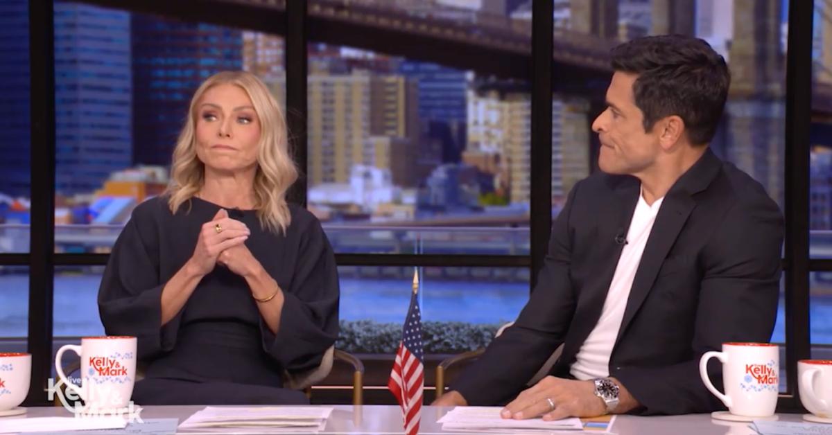 Image of Kelly Ripa assured Mark Consuelos he'd have an 'empty stocking.'