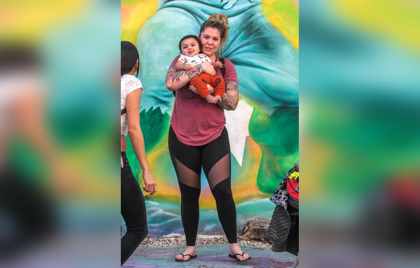 *EXCLUSIVE* Kailyn Lowry spends the day out with her son Lux Russell