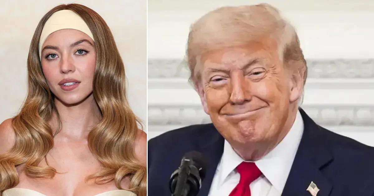 Image of Donald Trump was previously slammed for calling Sydney Sweeney 'hot.'