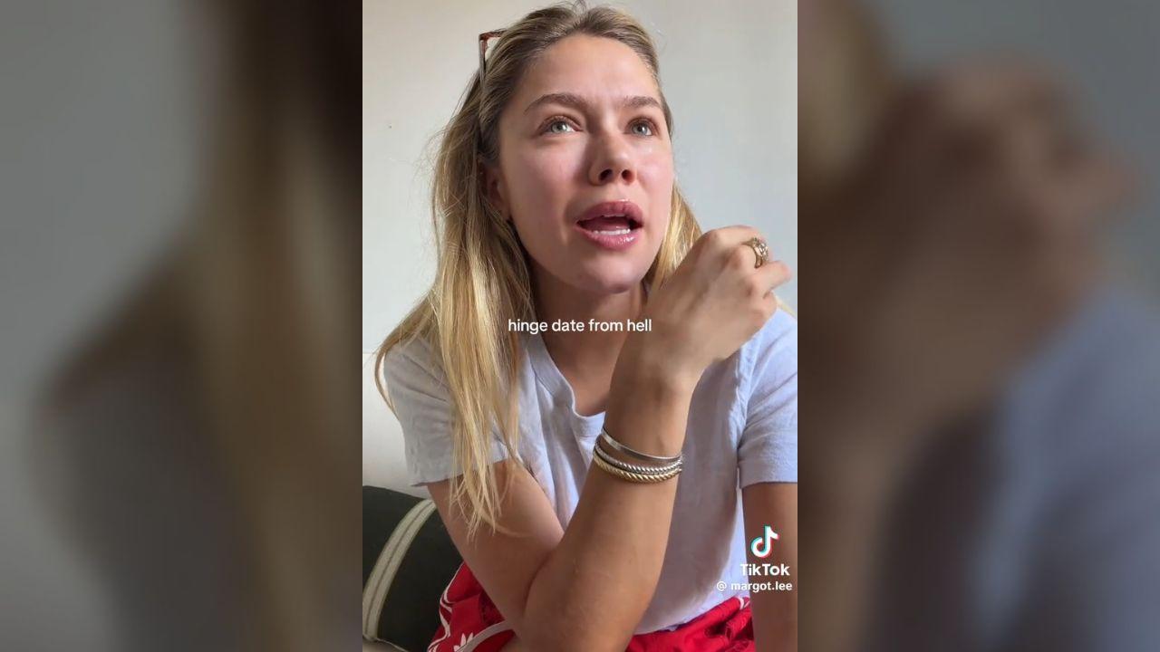 Image of an uncomfortable first-date experience had a TikToker swearing off Hinge.