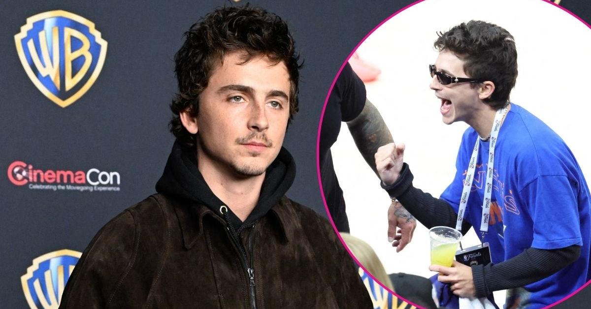 Timoth&eacute;e Chalamet's Champagne-Soaked Knicks Celebration Makes Actor Look 'Human': Experts
