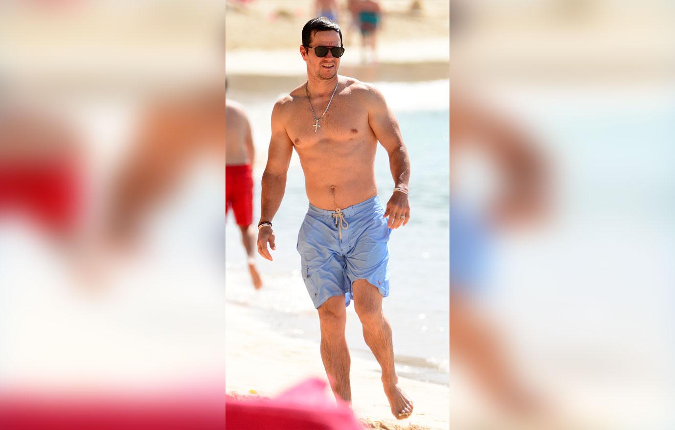 Mark wahlberg beach 1