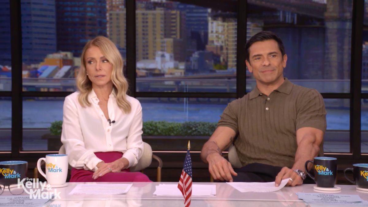 Image of Mark Consuelos said being outside triggers his urge to 'go No. 2.'