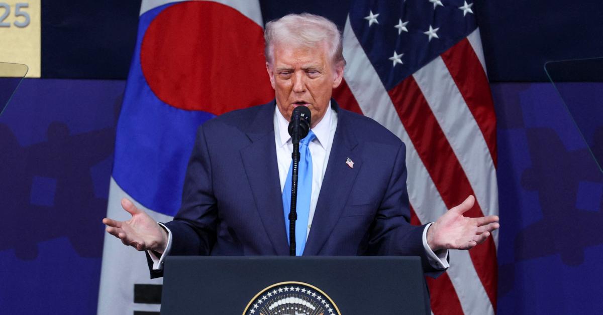 Image of Donald Trump's press secretary insisted the president is in great health.