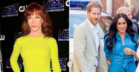 kathy griffin pokes fun prince harry meghan markle met instagram pp