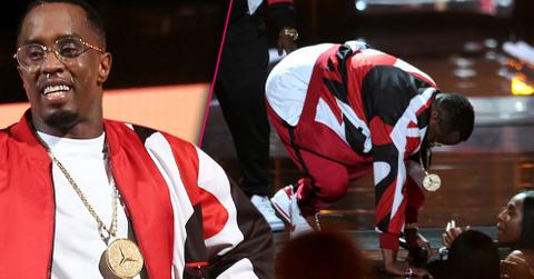 Diddy falls bet awards
