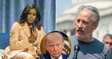 Michelle Obama,Jon Stewart