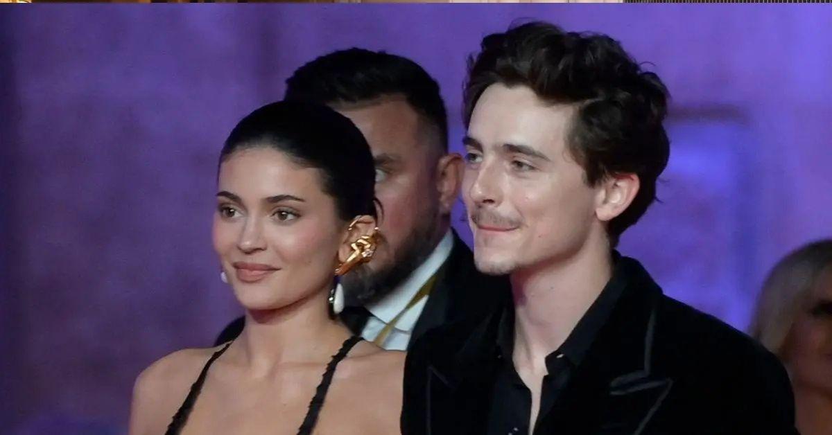 Image of Kylie Jenner and Timothée Chalamet made their red carpet debut in May.